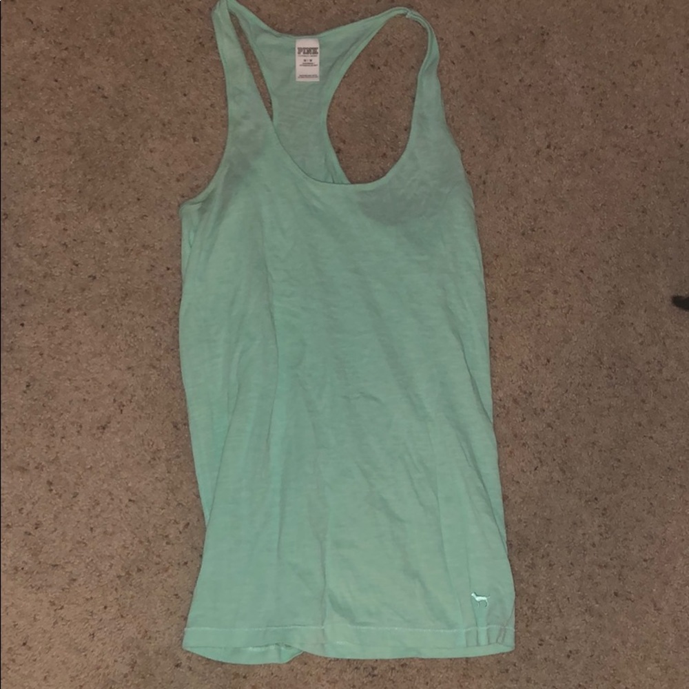 PINK tank top.